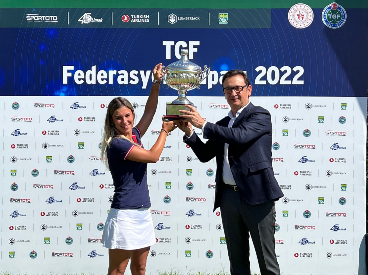 2022 TGF Federasyon Kupası şampiyonu Ilgın Zeynep Denizci