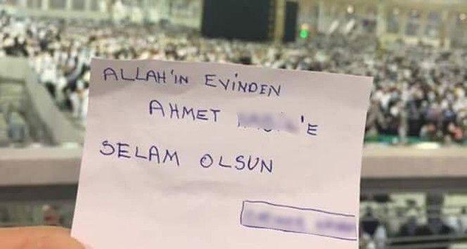 Allah'ın evi deyip tepeden bakmak