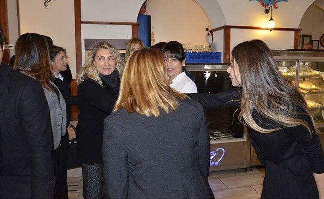 Dilek İmamoğlu'nu MHP'liler karşıladı