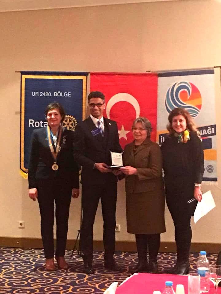 Rotary Meslek Hizmet Ödülü Töreni gerçekleştirildi