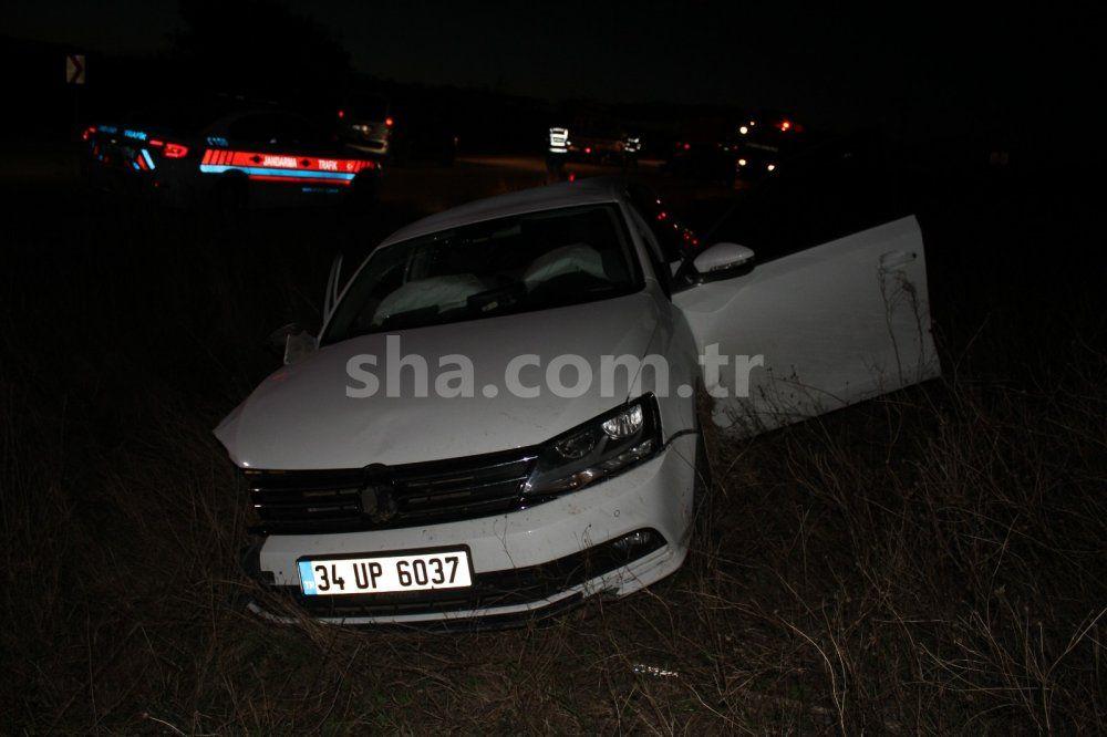 Çeltik yolunda feci kaza 3 ağır yaralı