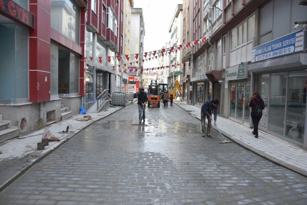 Helvacı Sokakta Çalışmalar Sona Yaklaştı