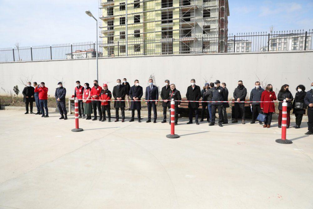 Silivrideki Okullarda gerçeğini aratmayan deprem tatbikatı