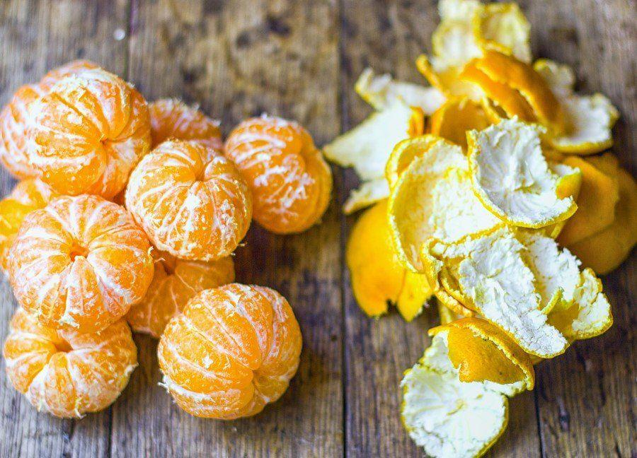 Mandalina kabuklarını sakın atmayın